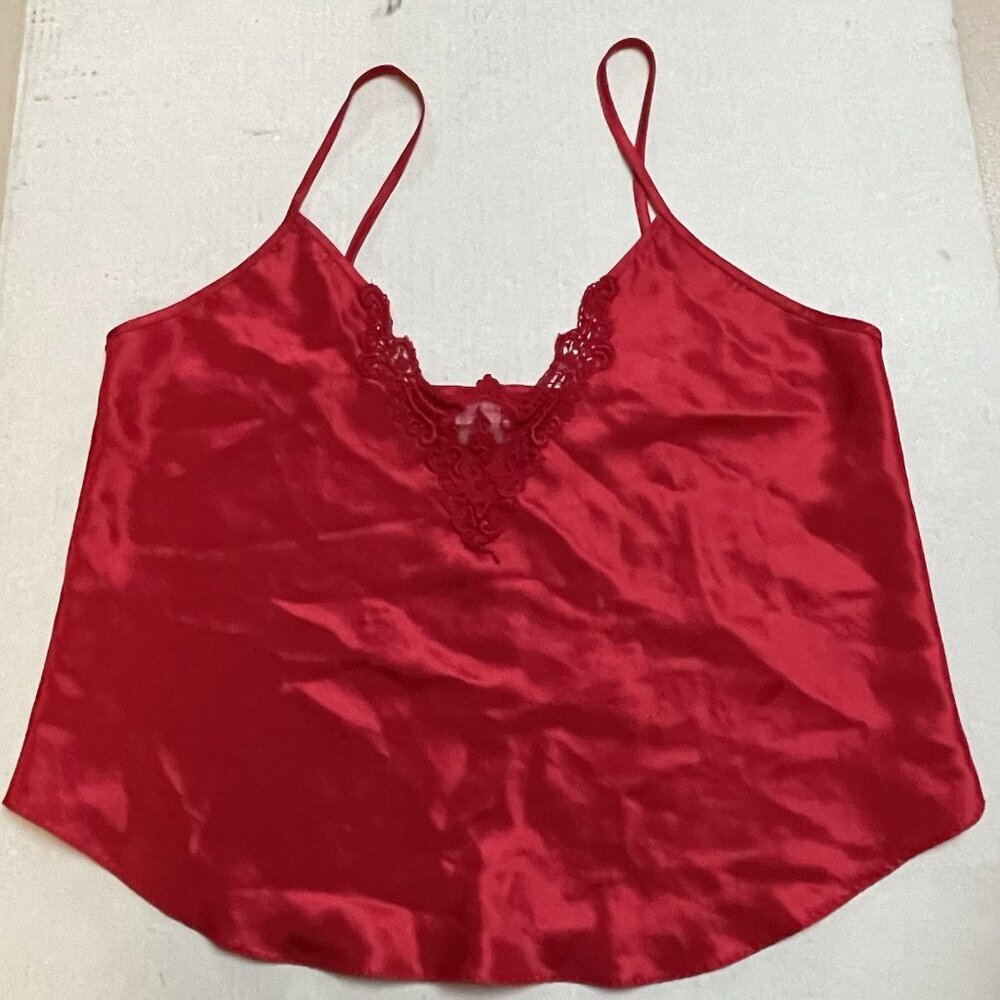 Vintage 90s Y2K Fredericks‎ Of Hollywood Fairy Coquette Cami Top Womens Medium